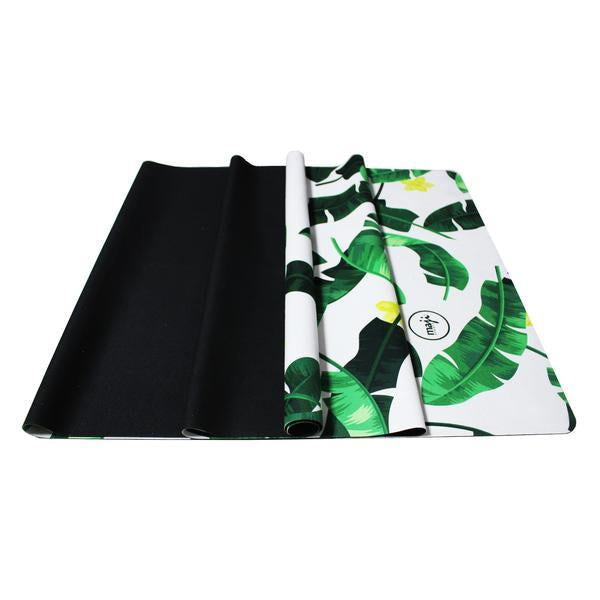 Suede & Natural Rubber Travel Yoga Mat – Sports & Outdoors for Home, Gym & Recovery